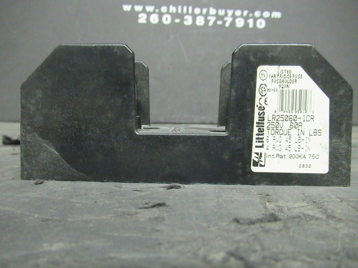 Used LITTELFUSE FUSE HOLDER LR25060-1CR FOR 60 AMP 250 V FUSES **WARRANTY**