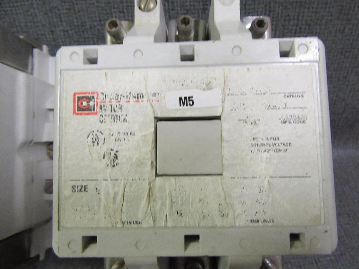 Used (1) CUTLER HAMMER A201KECA-J1 CONTACTOR SIZE E 120 AMP 600V 3 PHASE 110-120V