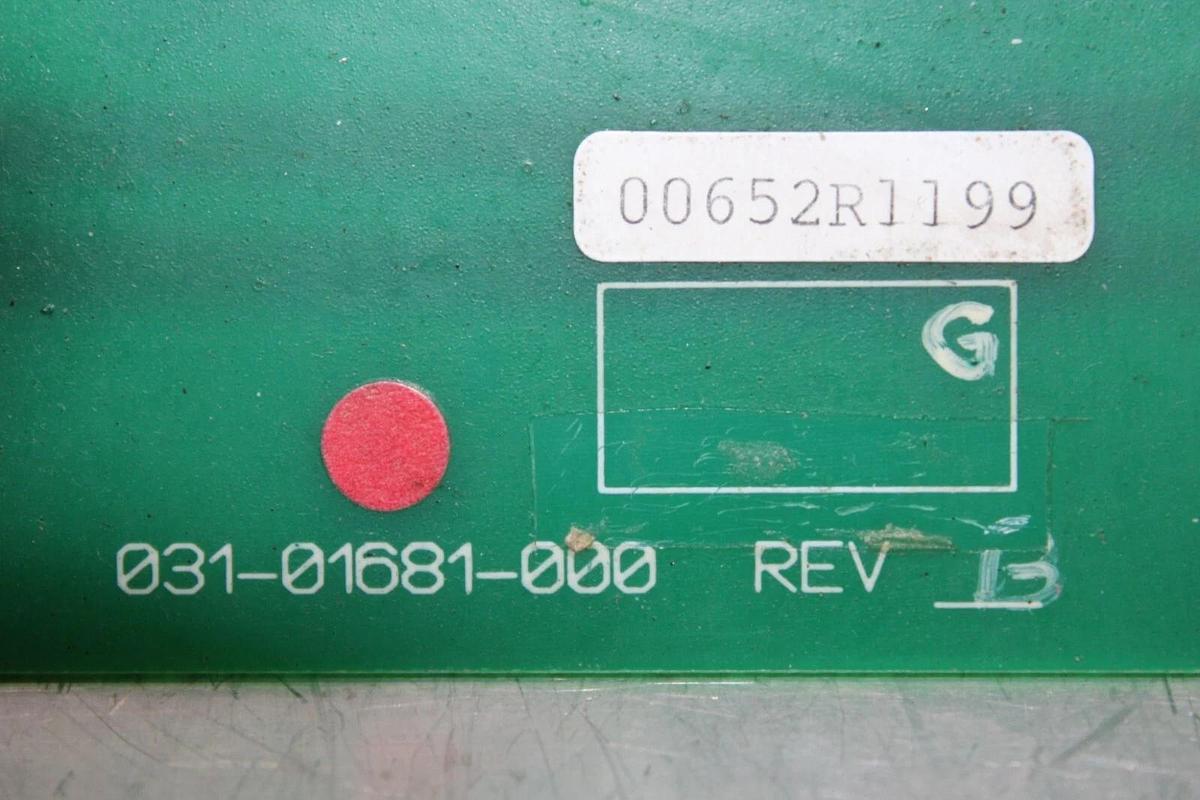 Used YORK VFD GATE CONTROL CIRCUIT BOARD 031-01681-000 REV. B **WARRANTY**
