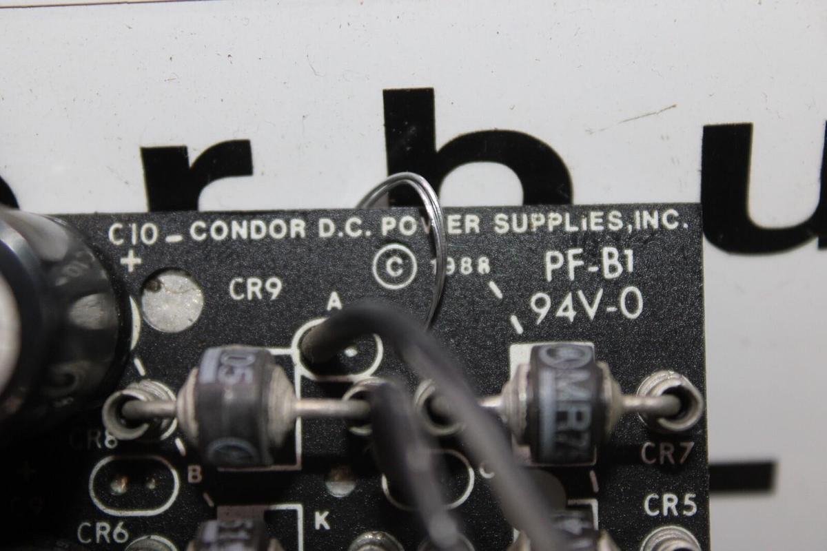 Used CONDOR DC POWER SUPPLIES 02-31807-0001 REV. X1 **WARRANTY INCLUDED**