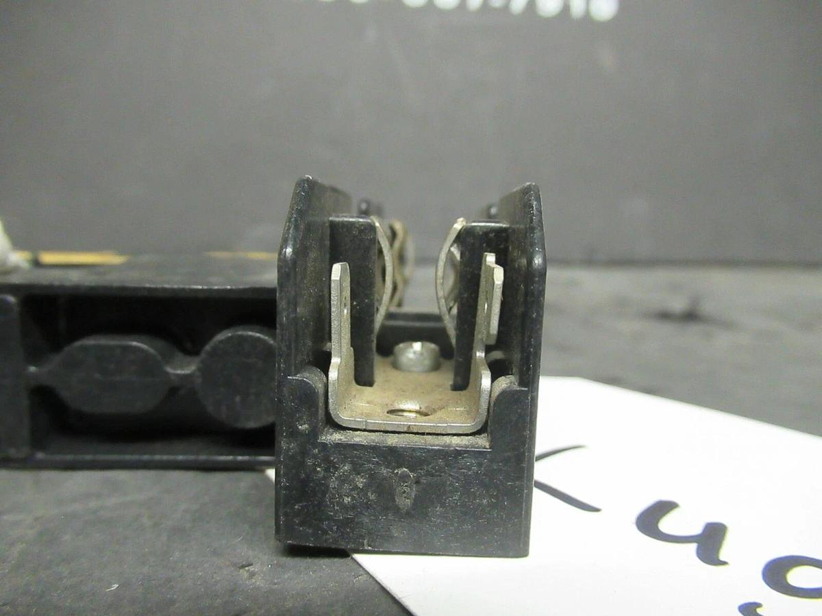 Used LOT OF 3 BUSSMANN FUSE HOLDER BM6031SQ FOR 30 AMP 600 V FUSES