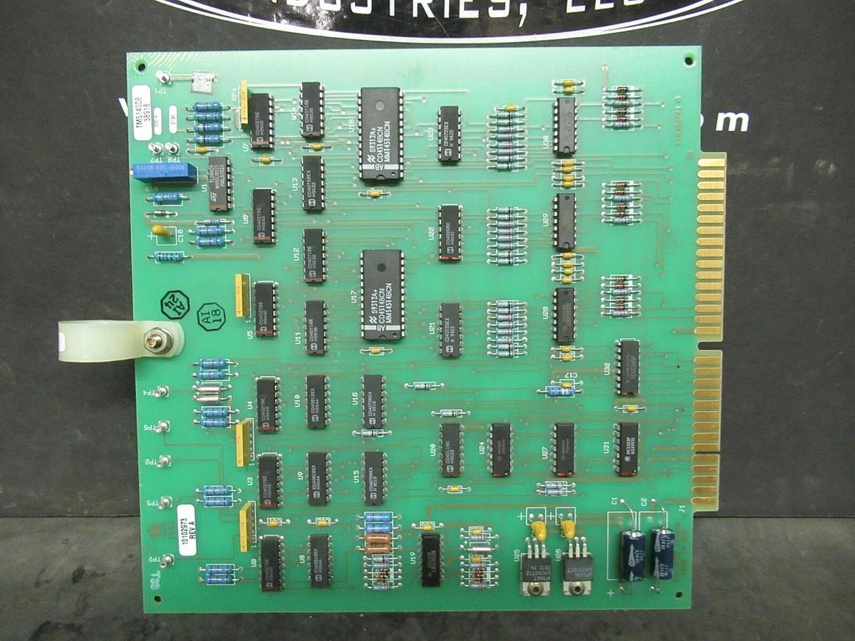 Used EXIDE 10102973 REV A INV GATE TIMING PLC MODULE 118302791 REV A CIRCUIT BOARD