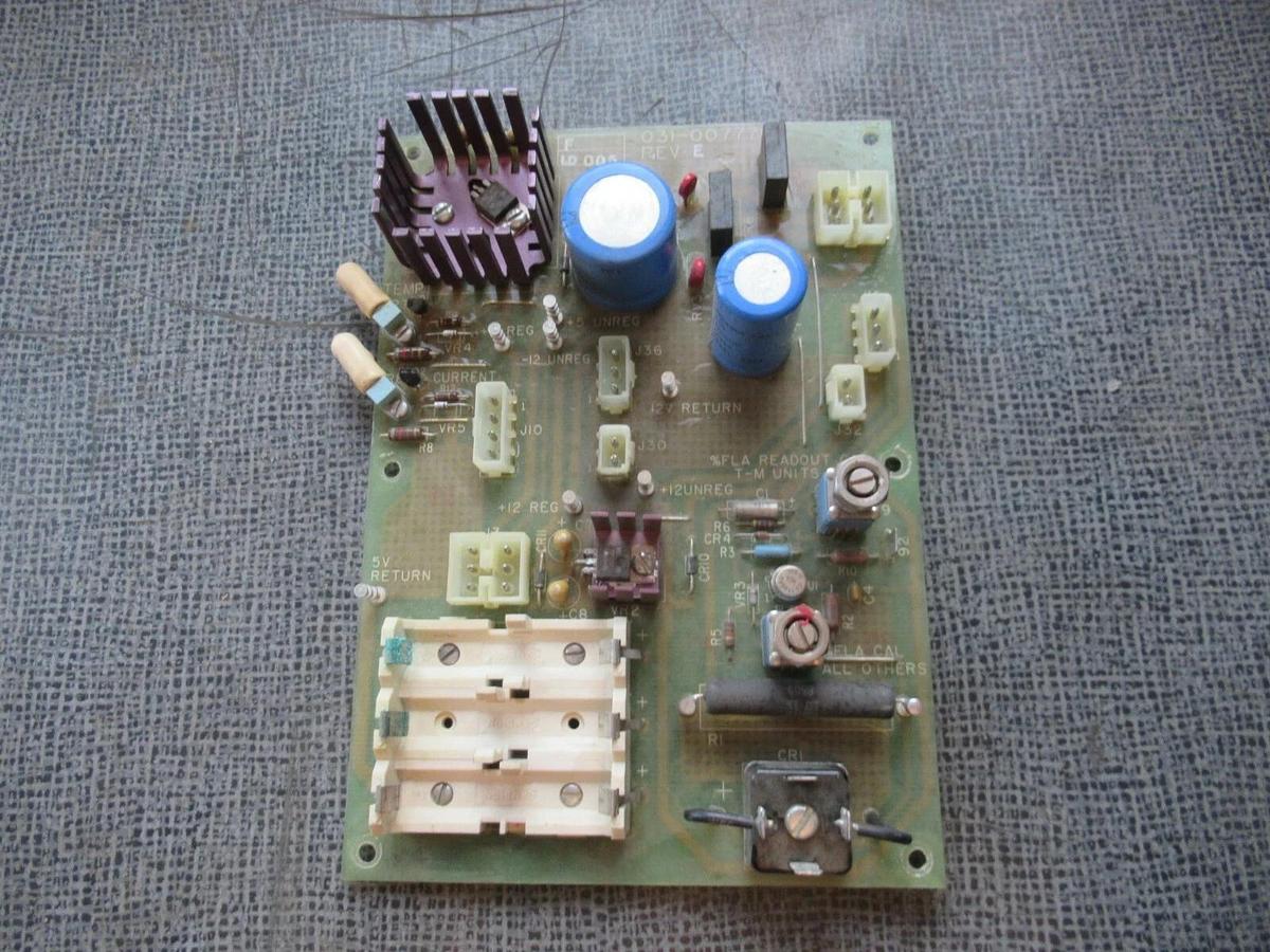 Used YORK CHILLER STARTER CIRCUIT BOARD 031-00777C REV E **WARRANTY INCLUDED**