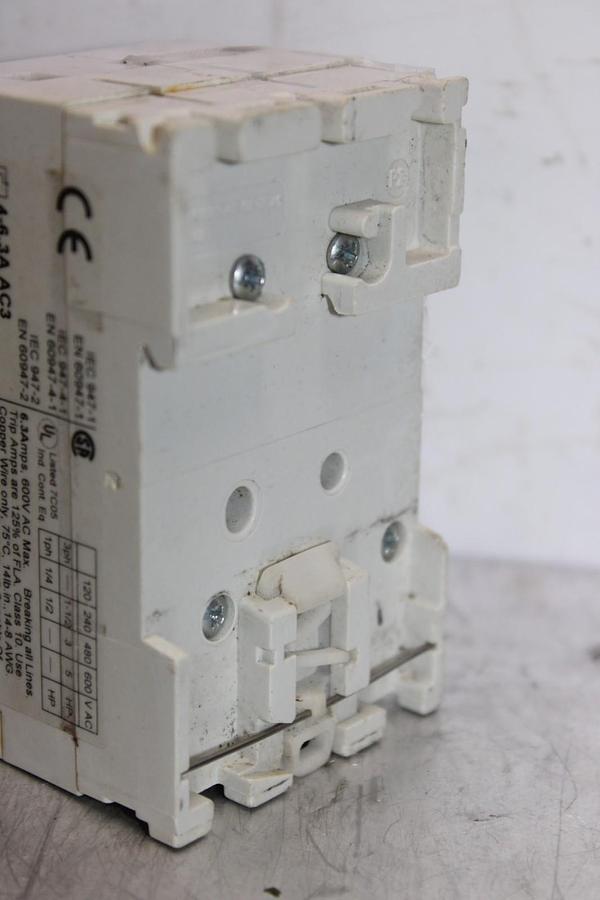 Used ABB MANUAL MOTOR STARTER MS325 4-6.3 AMP 600 VAC 3-PHASE 5 HP **WARRANTY**