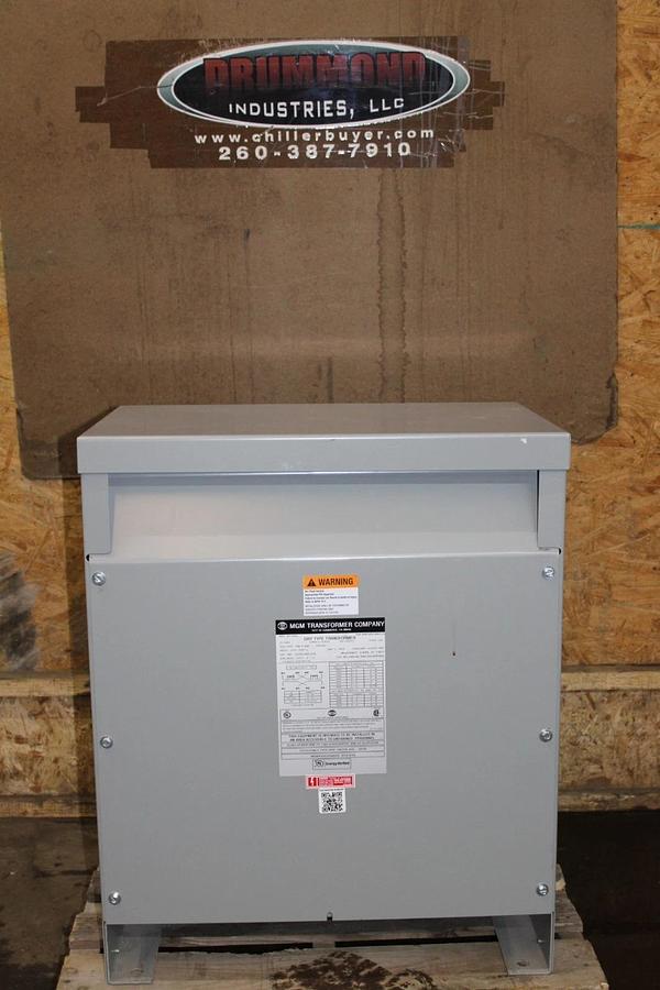 25 kVA MGM TRANSFORMER HS25C3B2-D16 HIGH: 480/240V LOW: 208/120V 1-PHASE 60 HZ