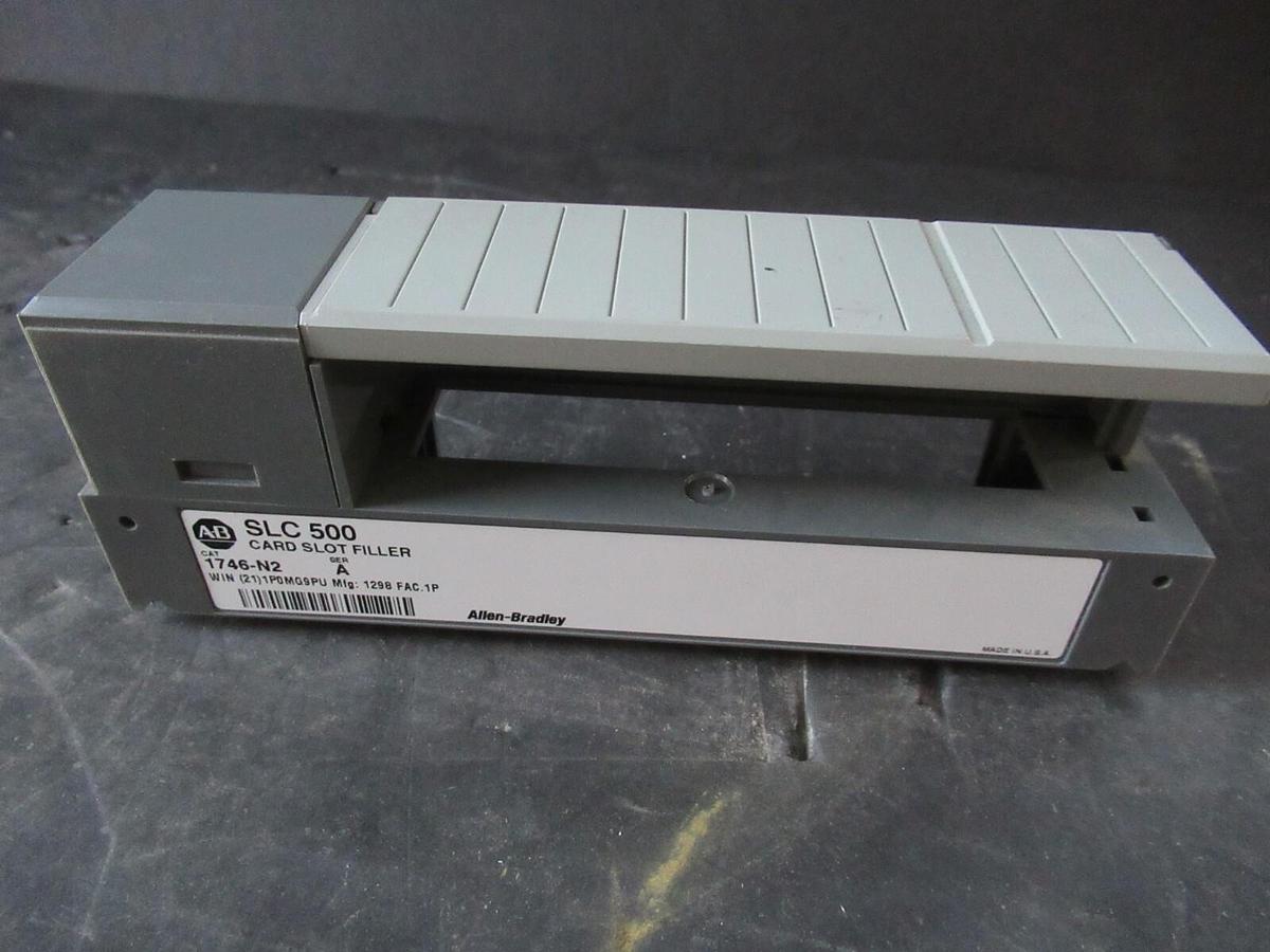 Used ALLEN BRADLEY PLC SLC500 CARD SLOT FILLER 1746-N2 SER A BLANK ** WARRANTY **