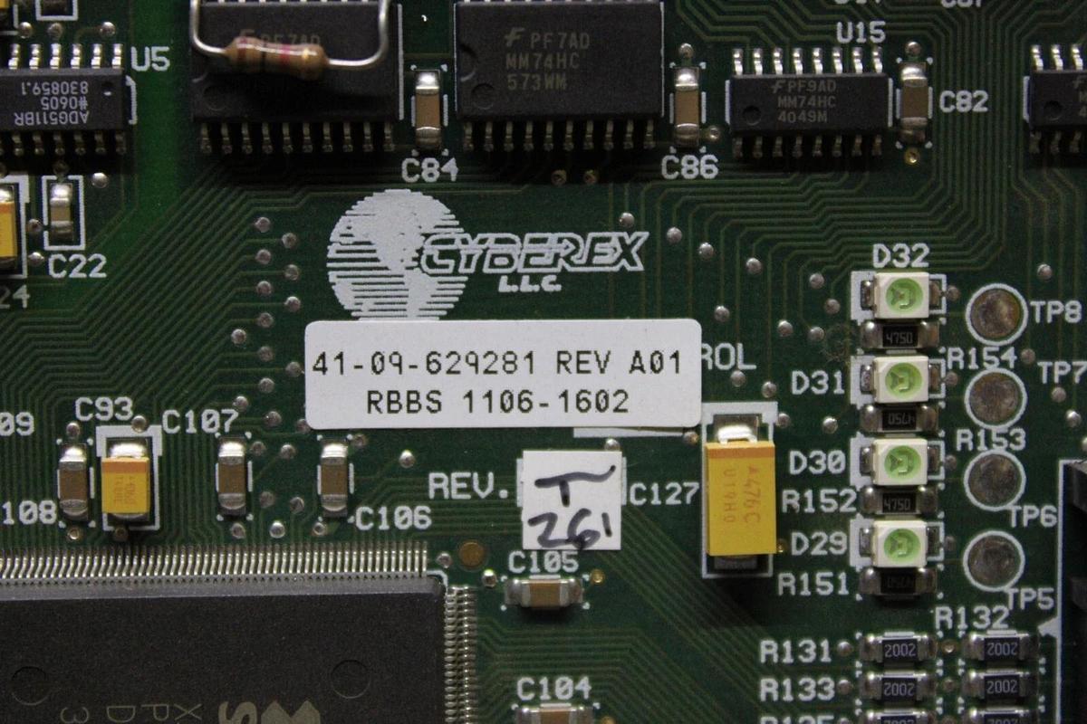 Used CYBEREX MICRO CONTROL CIRCUIT BOARD 41-09-62981 REV. A01 *WARRANTY*