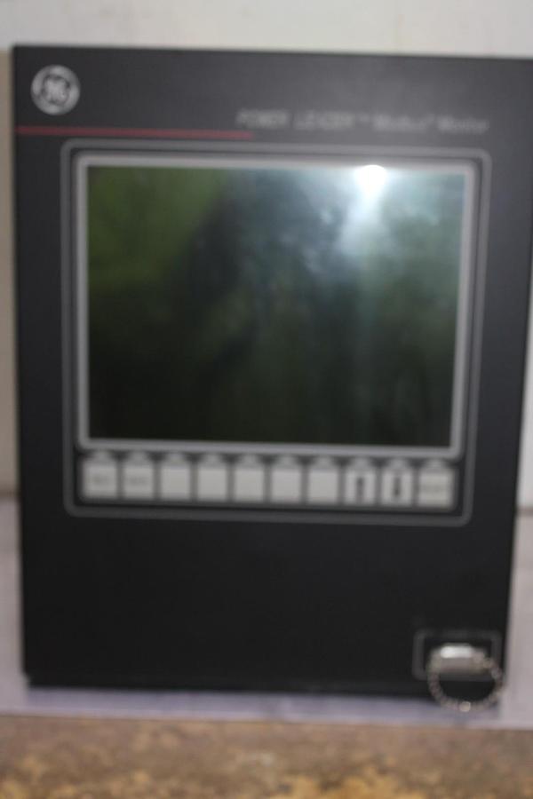 Used GENERAL ELECTRIC POWER LEADER MODBUS MONITOR PLMNTR2 240 VAC 4 AMP TYPE 12