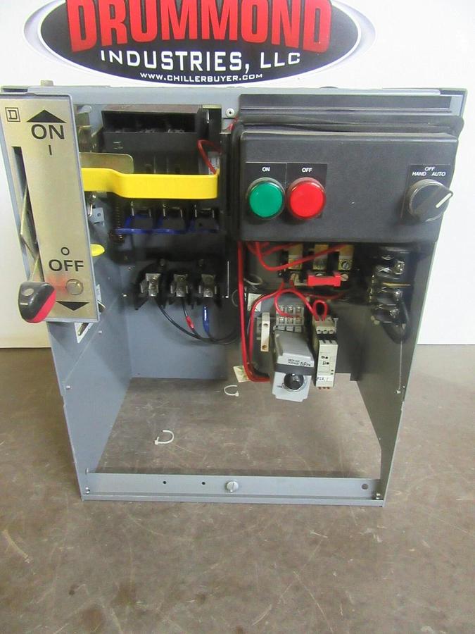 Used SQUARE D MCC FUSIBLE STARTER BUCKET 18" MODEL: 5 NEMA 1 W/8536-SCO3 *NO DOOR*