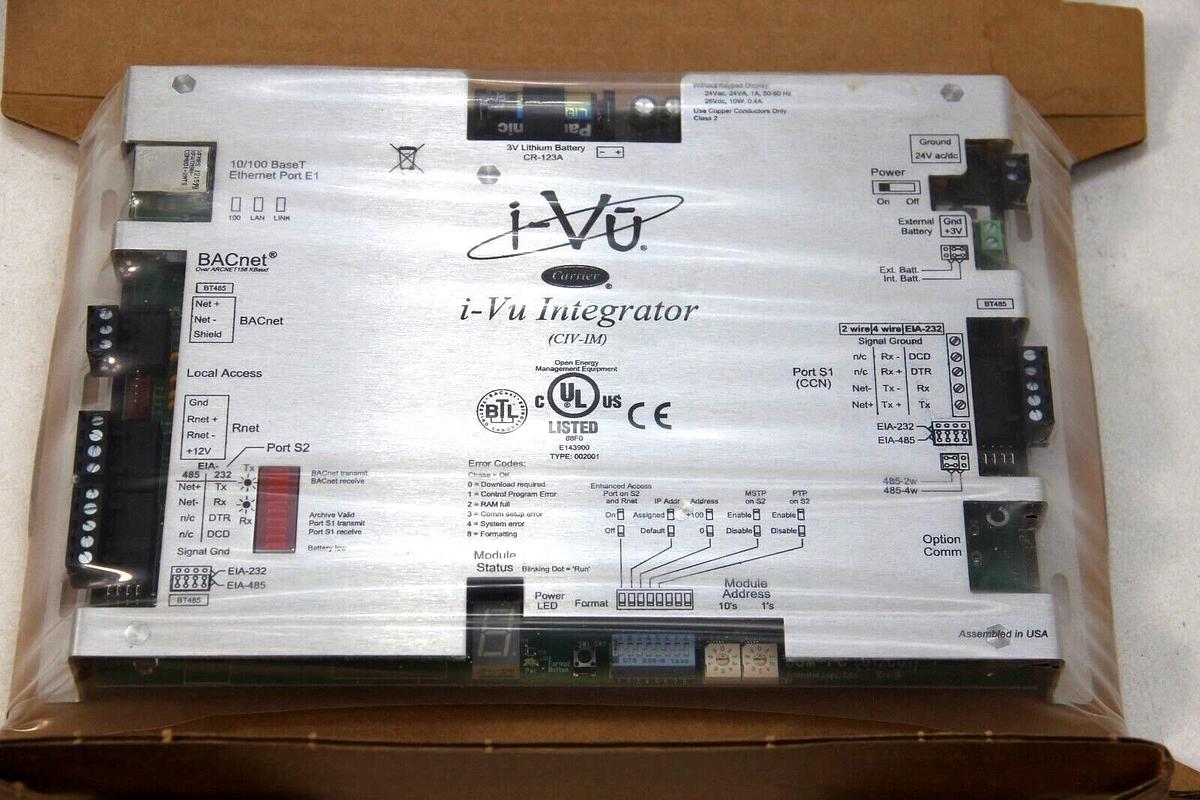 Used CARRIER TEMPERATURE RESET CIRCUIT BOARD 32GB500254 / HT203777-2