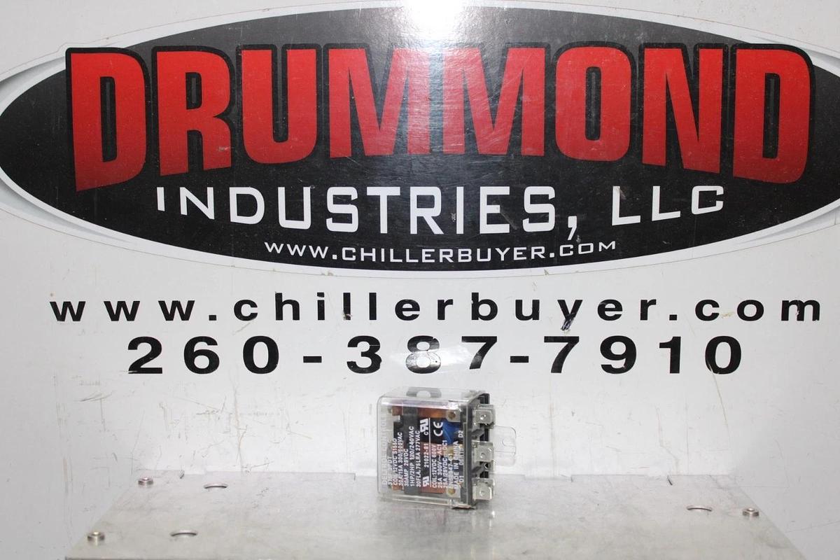 Used DELTROL CONTROLS RELAY 375F 30 AMP 600 VAC 2 HP 3PDT COIL: 12 VDC **WARRANTY**