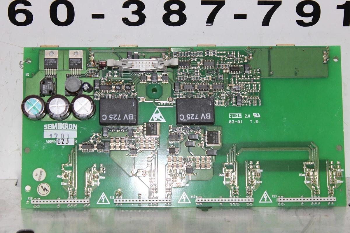 Used SEMIKRON SKIIP IGBT CIRCUIT BOARD 1701_5009502JA _5007001C1 **WARRANTY**