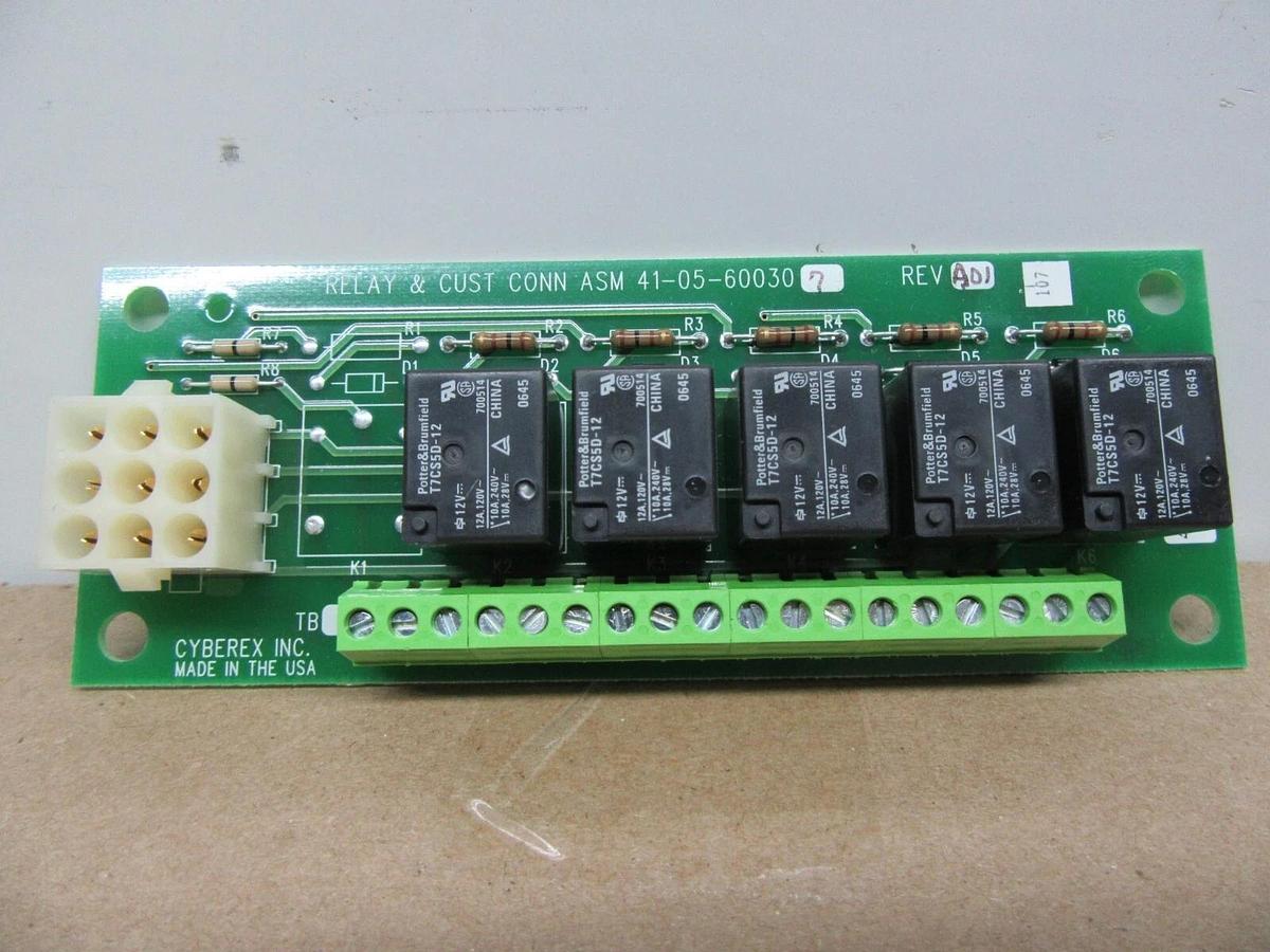 CYBEREX RELAY &CUST CONN ASM 41-05-600307 REV. A01 20-05-600291 REV. B