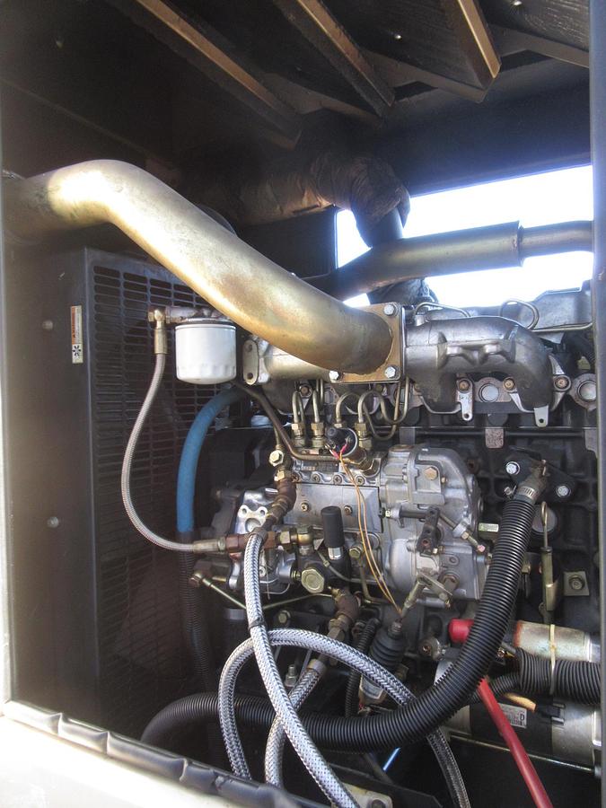 Used 60 KW DIESEL GENERATOR GENERAC 120/240 VOLT SOUND ENCLOSED VIDEO WE SHIP