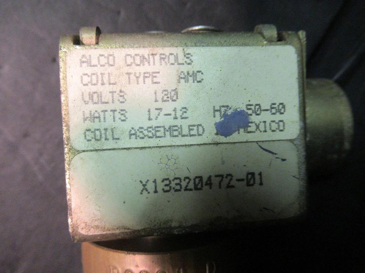 Used ALCO SOLENOID VALVE X13320472-01 1000 PSI - 120 VOLT - 17 WATT - 6890 KPSA