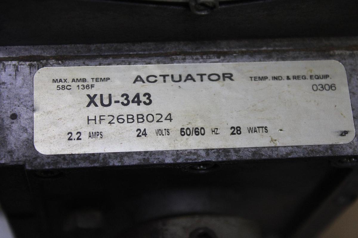 Used BARBER COLMAN ACTUATOR XU-343-HF26BB024 24V 2.2A 28W W/ CP-8391 DRIVE