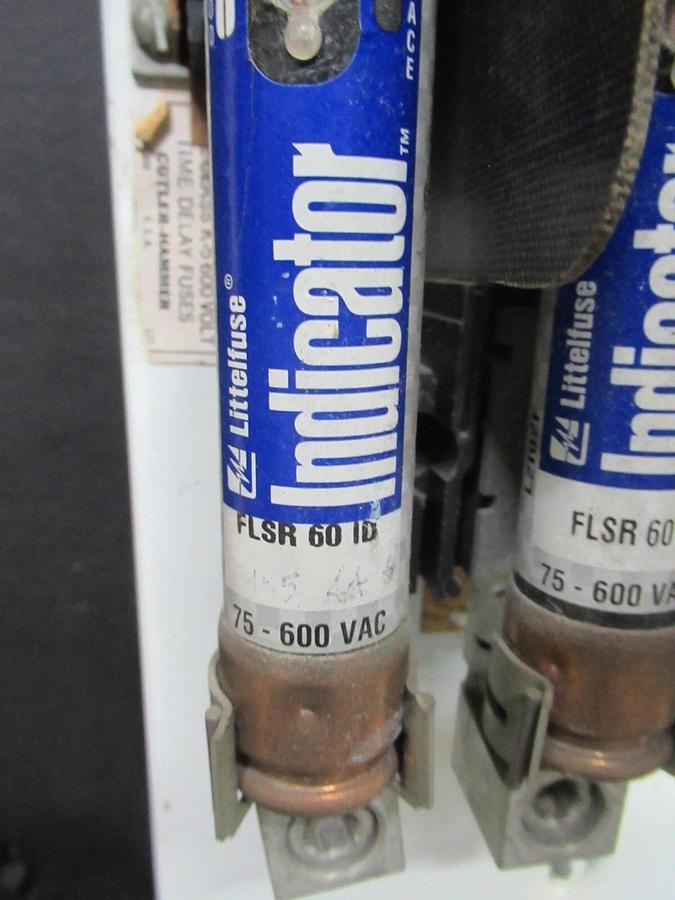 Used CUTLER HAMMER MOTOR CONTROL BUCKET 17" CHASIS 600 V NO BREAKER / STARTER W/ DOOR