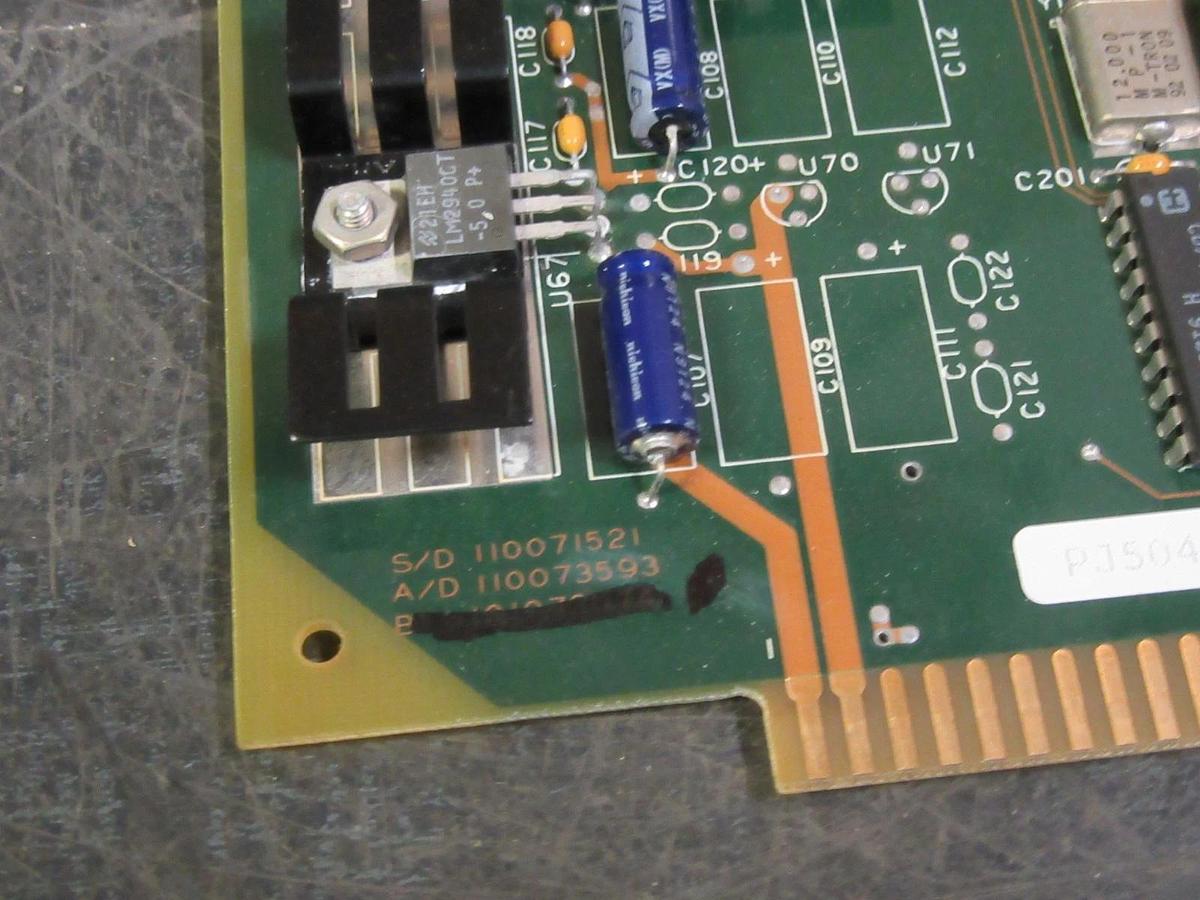 Used EXIDE COMMUNICATION BD CIRCUIT BOARD 118302582 REV C S/D 110071521 A/D 110073593