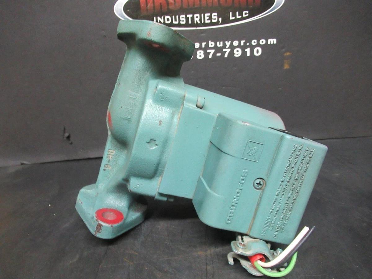 Used GRUNDFOS CIRCULATORY PUMP 52722358 UP-26-99-F 115 VOLT 2.15 AMP 245 WATT