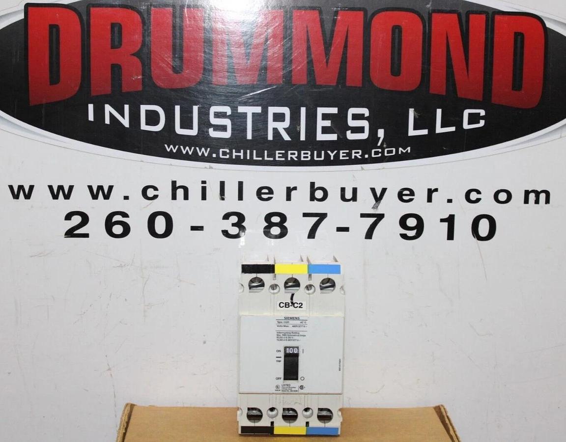 Used SIEMENS CQD CIRCUIT BREAKER CQD3100 100 AMP 3-POLE 480Y/277 VAC **WARRANTY**