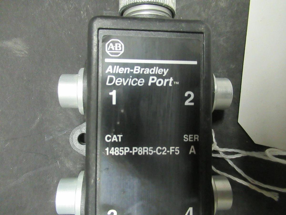 ALLEN BRADLEY DEVICE PORT DEVICE NET 1485P-P8R5-C2-F5 SER. A **WARRANTY**
