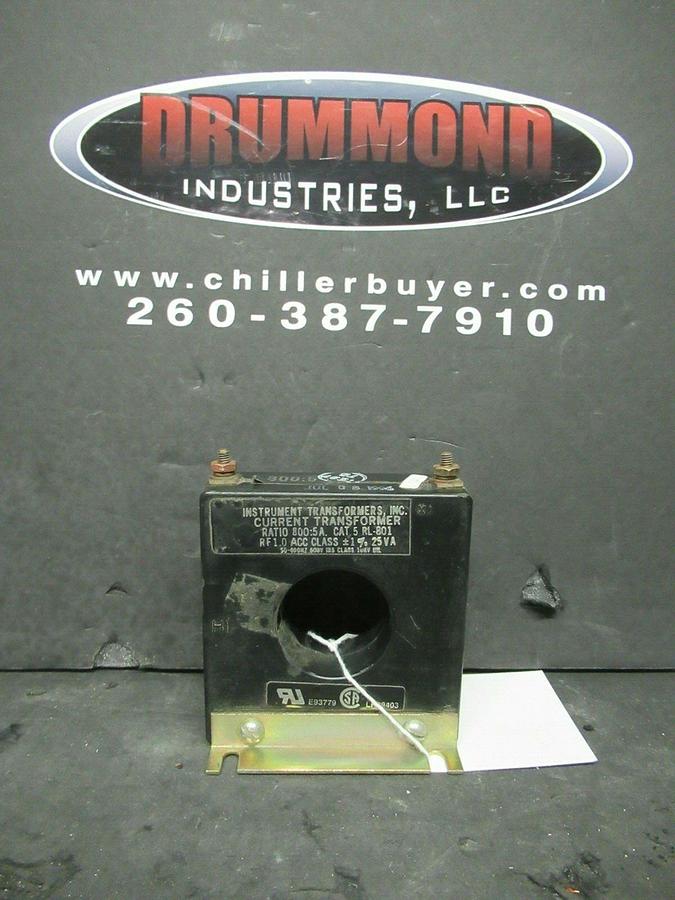 Used INSTRUMENT TRANSFORMERS CURRENT TRANSFORMER 5RL-801 800:5 A 50-400 HZ