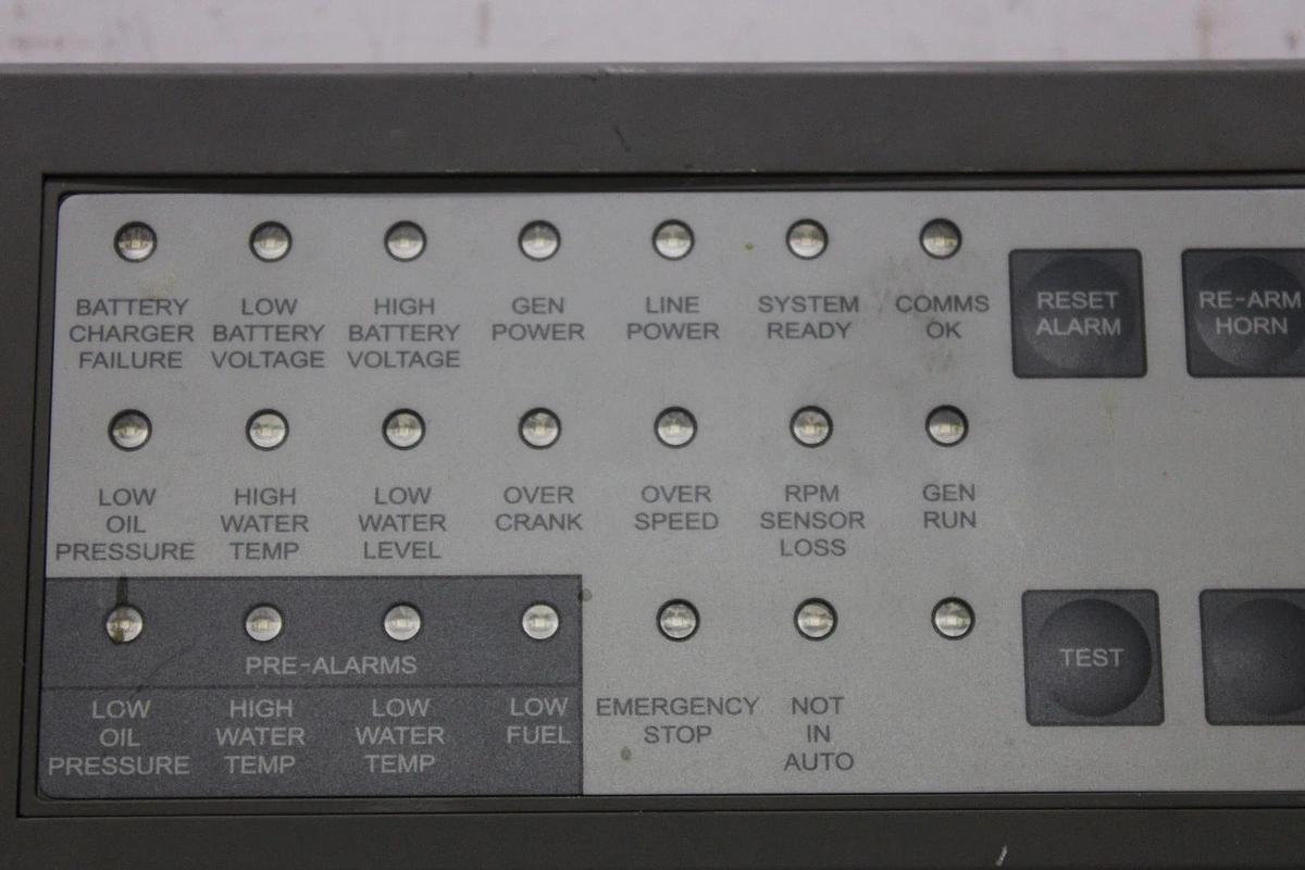 Used GENERAC GENERATOR ANNUNCIATOR AND ALARM MODULE 0G4525A REV. C **WARRANTY**