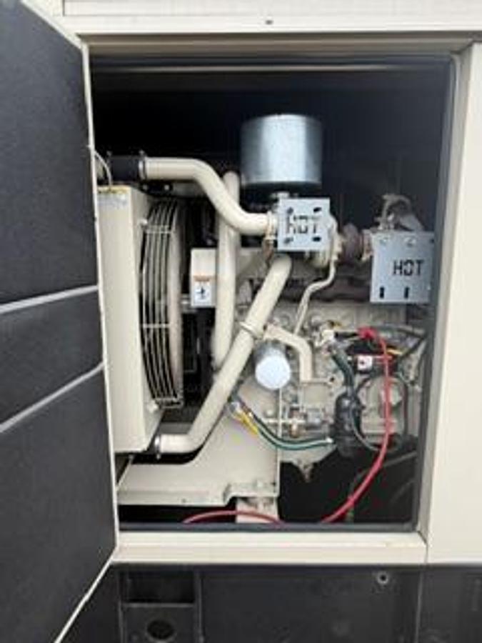Used 60 KW DIESEL GENERATOR KATOLIGHT 120/240V RE-CONNECTABLE SOUND ENCLOSED 285 HRS