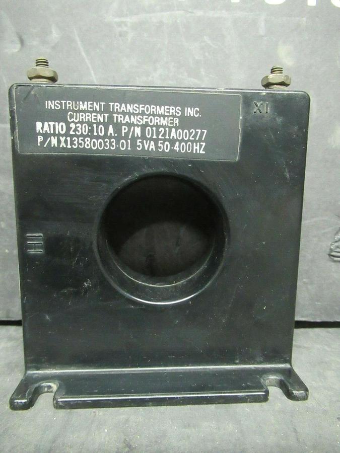 Used INSTRUMENT CURRENT TRANSFORMER RATIO: 230:10 A 0121A00277 / X13580033-01