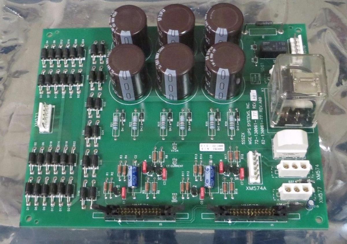 Used MGE UPS SYSTEMS CIRCUIT BOARD SSSZX 72-130061-77 REV A01 **WARRANTY**