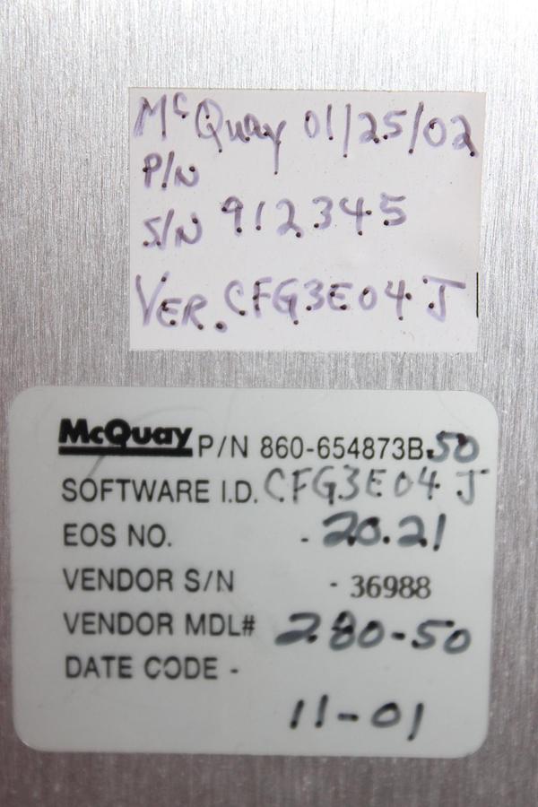Used CARRIER STARTER MANAGEMENT MODULE SMM CEAS421319-01 REV. 01 CESO121319-01
