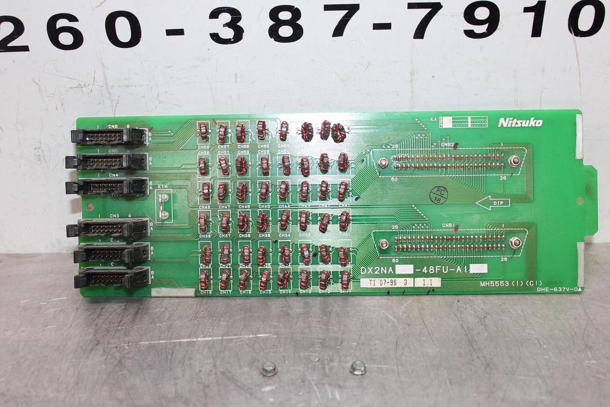 Used NITSUKO INPUT CIRCUIT BOARD 92365 DX2NA-96 FU-A1