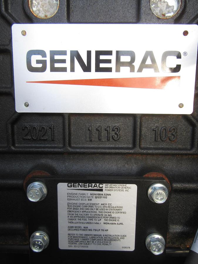 NEW 48 KW GENERATOR NATURAL GAS PROPANE GENERAC 120/240V  SOUND ENCLOSED VIDEO 50 KW