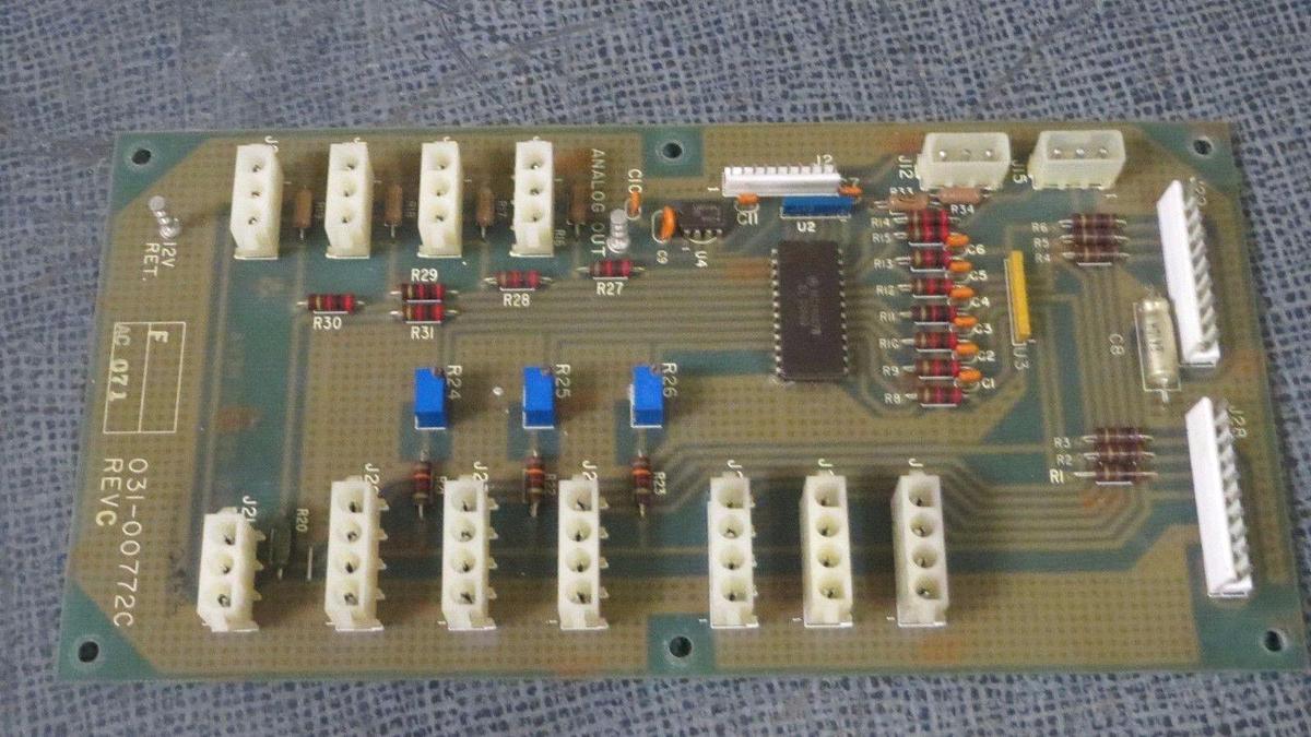Used YORK CHILLER START CARD CIRCUIT BOARD MODEL: 031-00772C REV C **WARRANTY**
