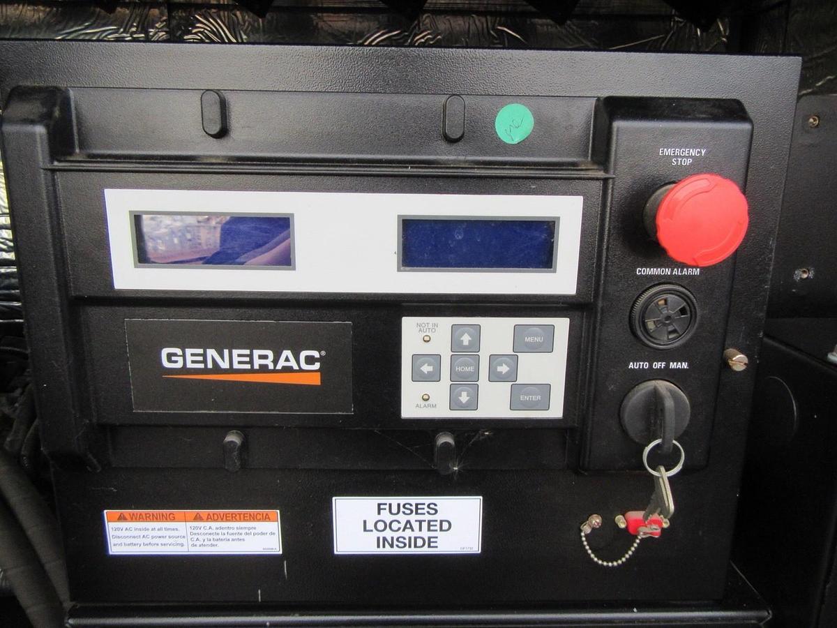 Used 48 KW 50 KW GENERATOR GENERAC NAT GAS LP PROPANE 120/240 V 1 PH 142 HRS WE SHIP