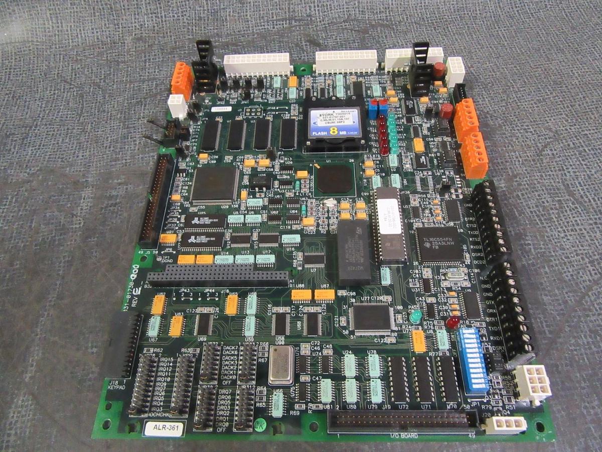 Used YORK 8 MB FLASH CIRCUIT BOARD FOR CHILLER CONTROL  MODEL: 031-01730-000 REV E