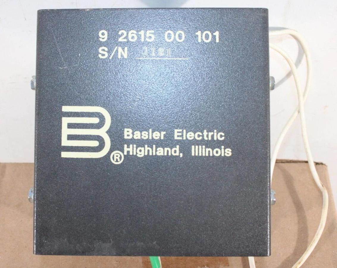 Used BASLER ELECTRIC RADIO FREQUENCY INTERFACE NOISE FILTER 9-2615-00-101