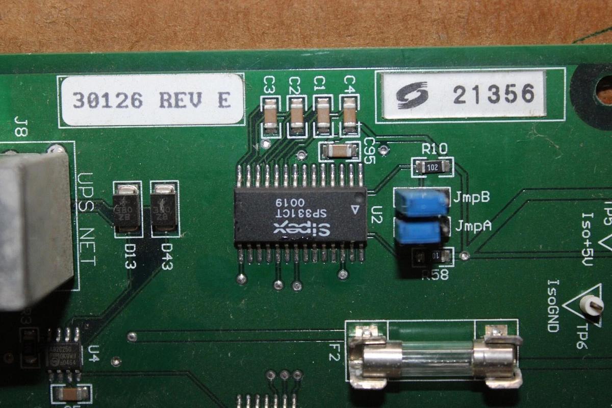 Used ACTIVE POWER SIO DAUGHTER CIRCUIT BOARD 30127-04 30126 REV. E *WARRANTY*