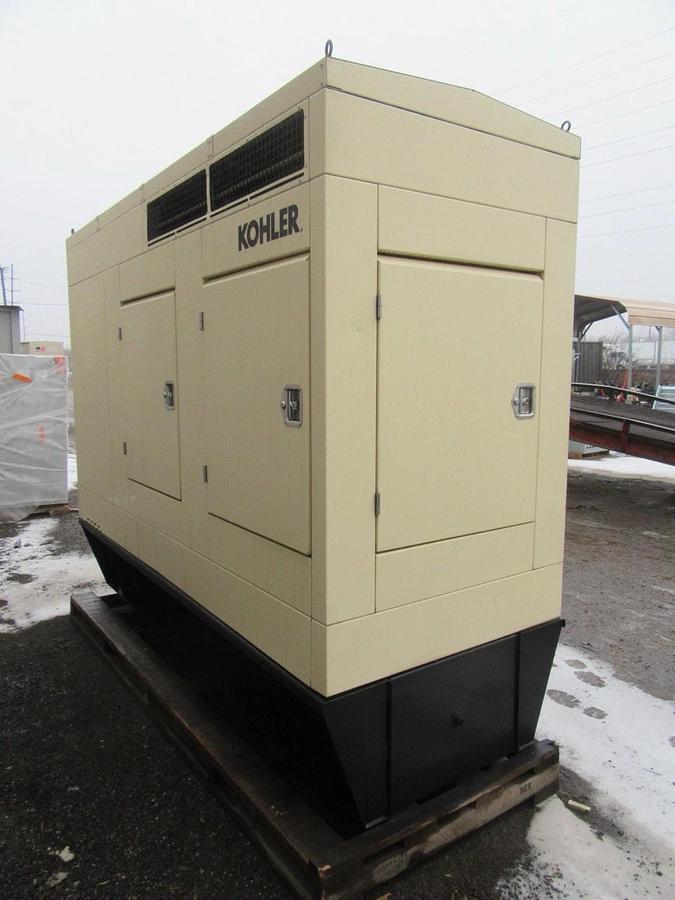 Used 40KW DIESEL GENERATOR  KOHLER 120/208V JOHN DEERE ENCLOSED VIDEO WE SHIP 40 KW