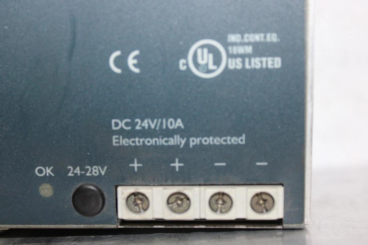 Used SOLA POWER SUPPLY SDN10-24-100 115/230 VAC 6 AMP 031-44292 *WARRANTY*