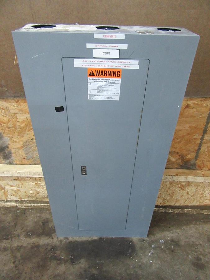 Used 225 AMP SQUARE D NQOD / QO / QOB PANELBOARD PANEL MLO 3 PH 4 W 208Y/120 V E3