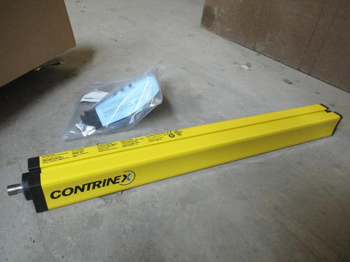 NIB CONTRINEX SAFETY LIGHT CURTAIN PAIR YBB-30S4-0400-G012 / YBB-30R4-0400-G012