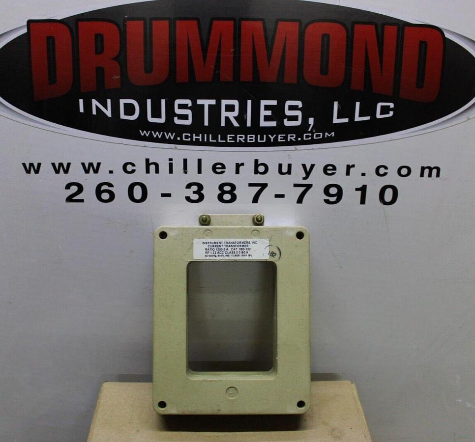 Used INSTRUMENT TRANSFORMER CURRENT TRANSFORMER 560-122 50-400HZ 600V 1200:5A