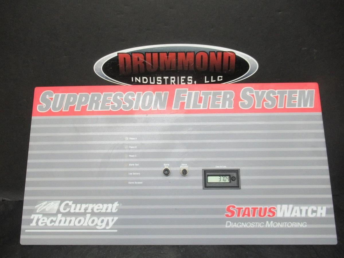 Used CURRENT TECHNOLOGY SUPPRESION FILTER SYSTEM 900-0133-010 / 800-0469-001 REV. A