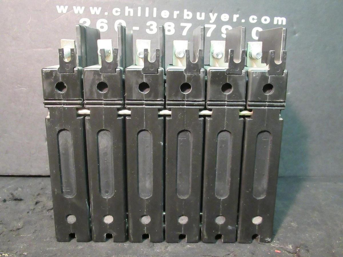 Used AIRPAX 6 POLE 38 AMP BREAKER 480 VAC LINE 9613 219-6-2601-612 HH83XE612-B 44 A