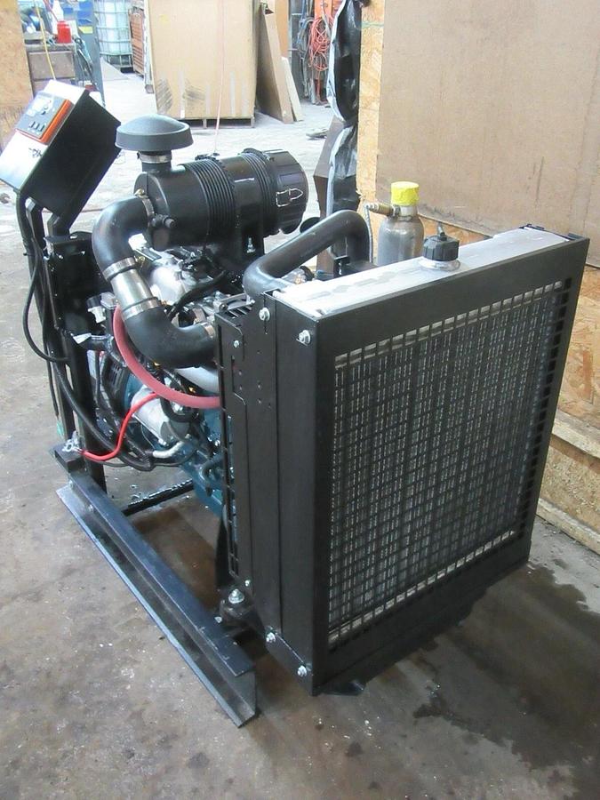 Used NEW 25 KW LP NATURAL GAS GENERATOR KUBOTA WG2503 120/240 RE-CONNECTABLE STAMFORD