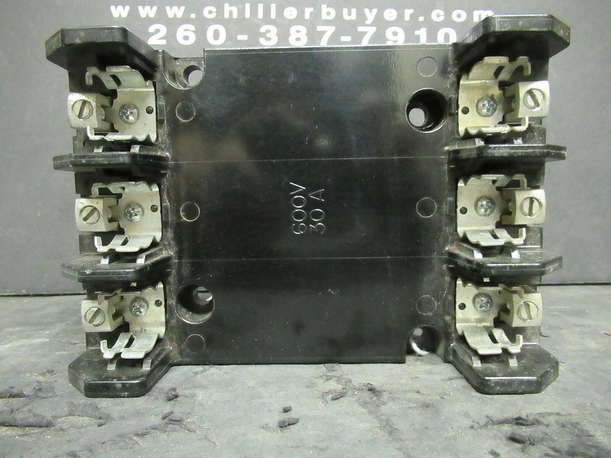 Used LOT OF 3 LITTELFUSE FUSE HOLDER LH60030-3C FOR 30 AMP 600 V *WARRANTY INCLUDED*