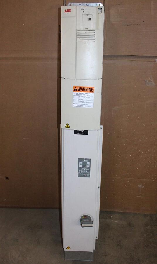 Used ABB VARIABLE SPEED DRIVE ACH401602532 480 VAC 3-PHASE *W/ BYPASS* *NO KEYPAD*