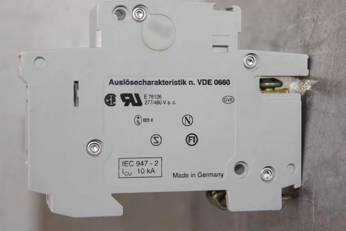 Used ABB CIRCUIT BREAKER S-271-K-20-A 277/480 VAC SINGLE POLE S-271-K20A *WARRANTY*