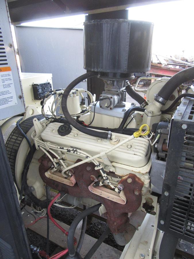 Used 60 KW PROPANE / NAT GAS GENERATOR KOHLER 120/240V 45RZG ENCLOSED VIDEO